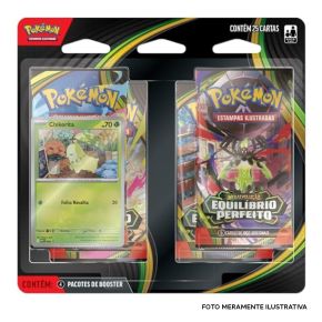 25 Cartas Pokémon ME03 - Blister Chikorita - Megaevolução Equilíbrio Perfeito - 36862