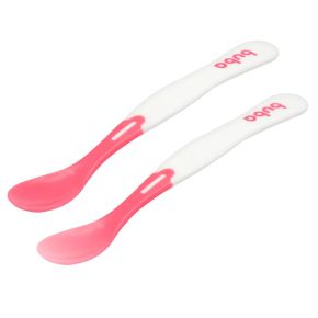 Colher Rosa Termossensível Especial para Refeição de Bebês - CTB2