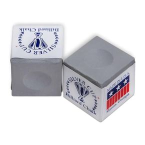 Giz Importado USA para Taco de Sinuca / Bilhar / Snooker c/ 1 Unidade - Silver Cup - Cód.  GTSC1