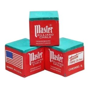 Giz Importado USA para Taco de Sinuca / Bilhar / Snooker c/ 12 Unidades - Master Chalk - Cód.  GTSV12