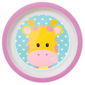 Prato Raso para Refeições de Bebês - Buba - Girafa - PRB3